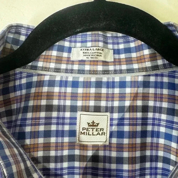 Peter Millar Crown Button Down Long Sleeve Cotton Shirt - Picture 7 of 8